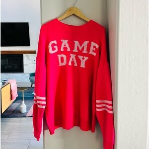 Brand New - oversized Main Strip Game Day Sweater
